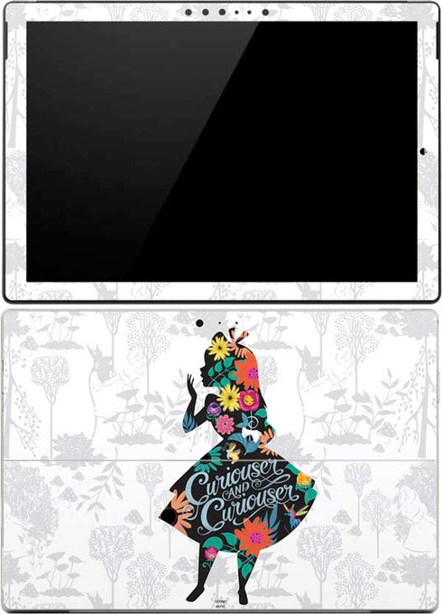 Disney Alice in Wonderland (animated) Silhouette Curiouser and Curiouser Surface Pro 4 Skin